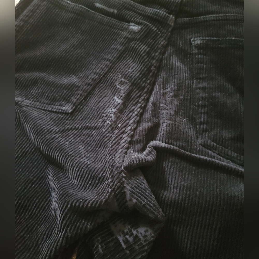 Divided Black Corduroy Straight Leg Jeans - Picture 6 of 9